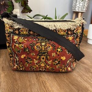 Bohemian Tapestry Shoulder Bag - Multicolor.  Vintage  carpet bag